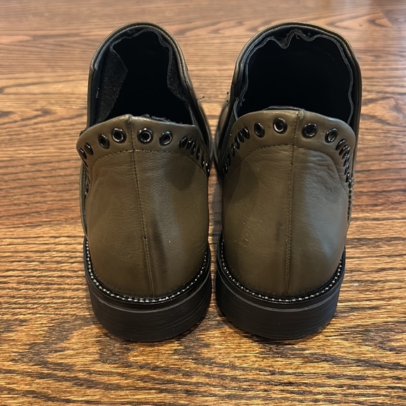 ATTILIO GIUSTI LEOMBRUNI AGL booties in army green. Size 38 - Picture 4 of 7